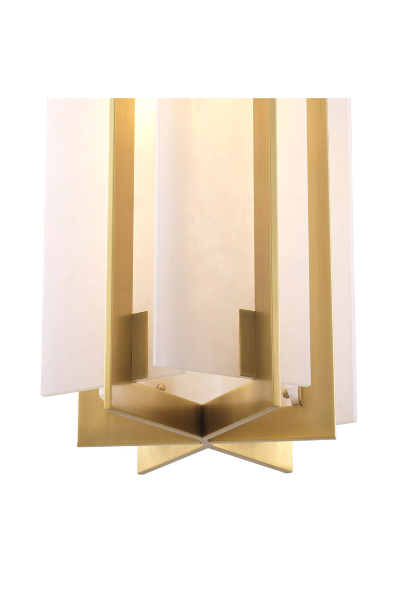Gold with Alabaster Chandelier | Eichholtz Lugano | Eichholtz Miami