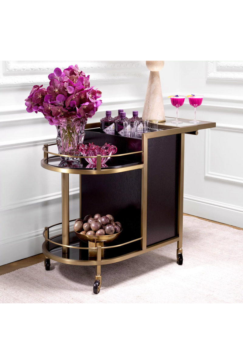 Contemporary Oak Trolley | Eichholtz Bellini | Eichholtzmiami.com