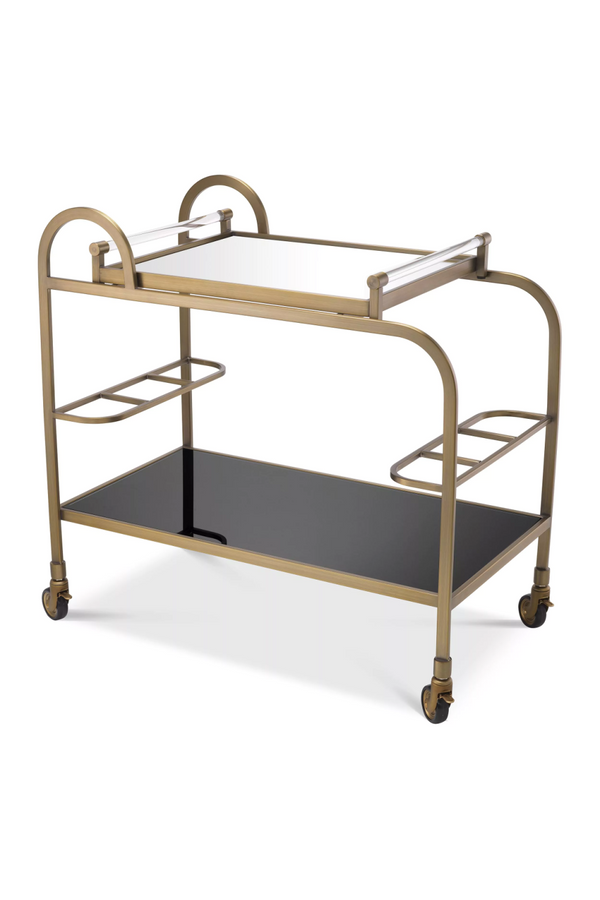 Modern Brushed Brass Trolley | Eichholtz Montreuil | Eichholtzmiami.com