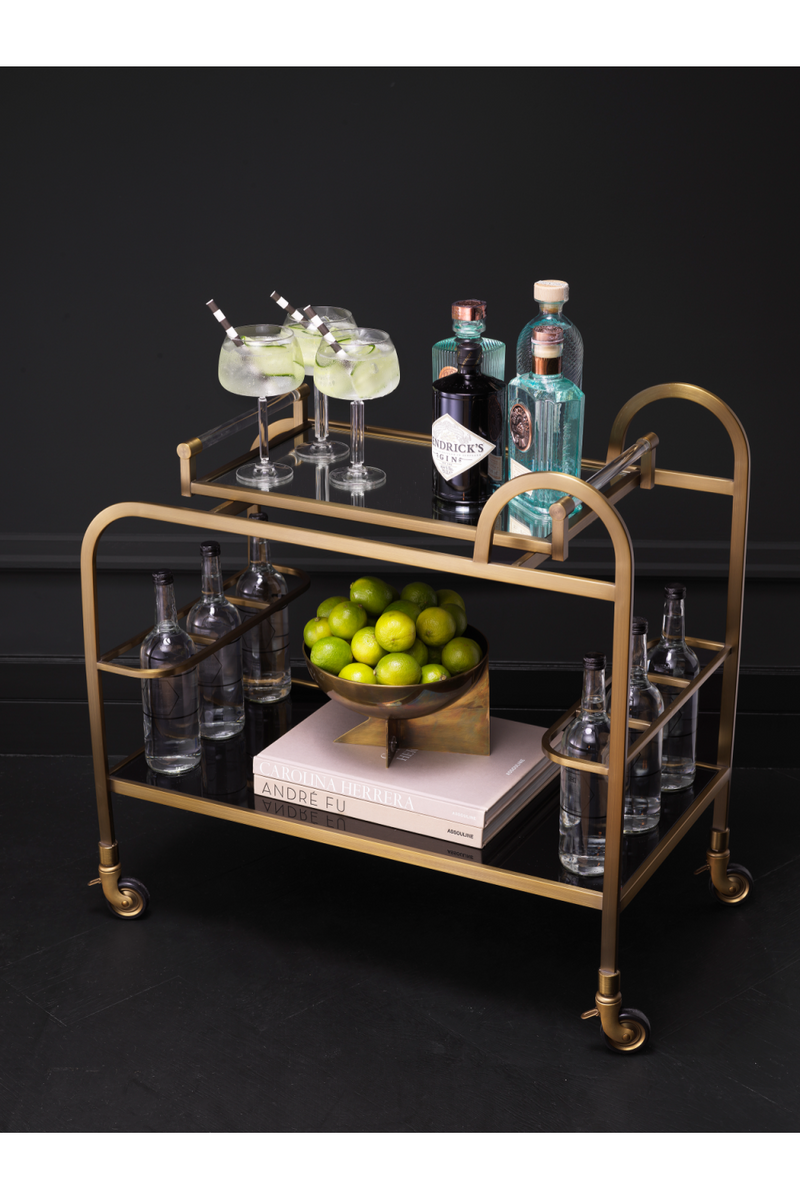 Modern Brushed Brass Trolley | Eichholtz Montreuil | Eichholtzmiami.com