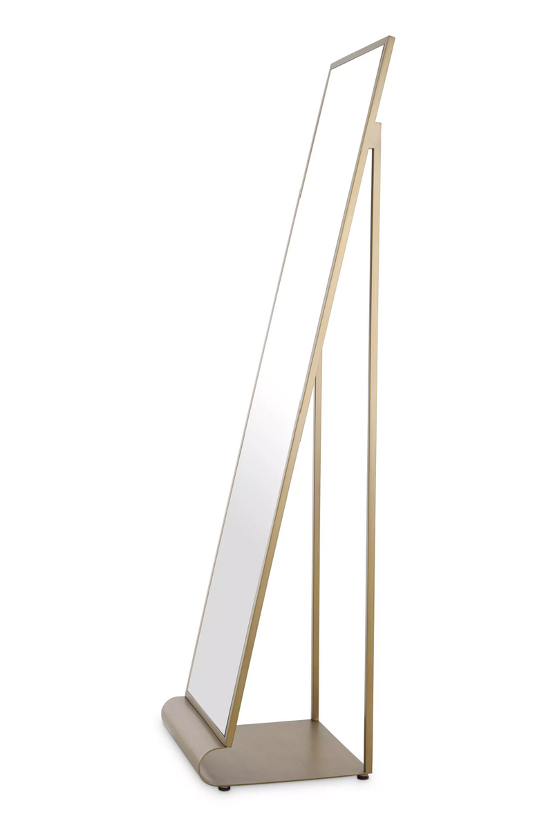 Rectangular Brass Floor Mirror | Eichholtz Panorama | Eichholtzmiami.com