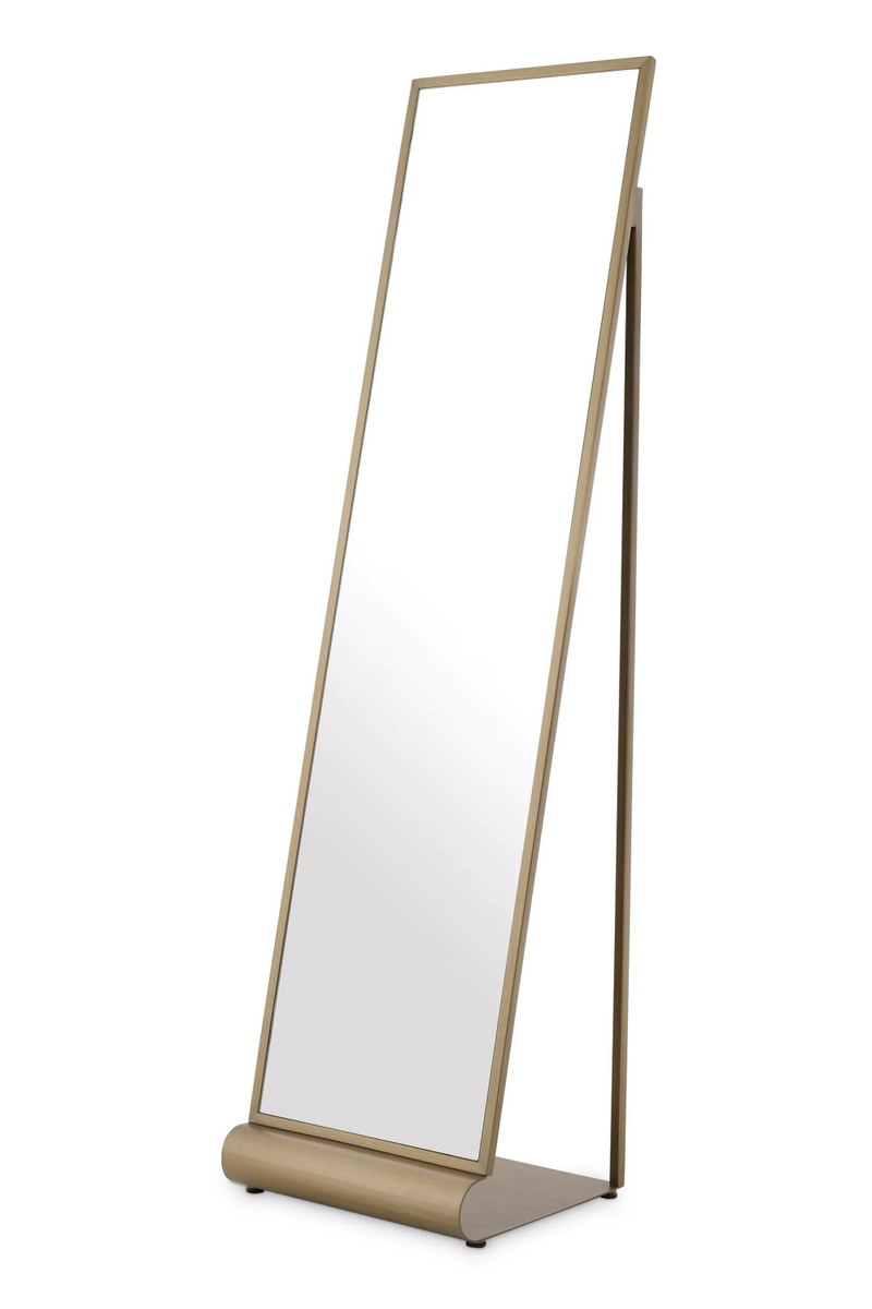 Rectangular Brass Floor Mirror | Eichholtz Panorama | Eichholtzmiami.com