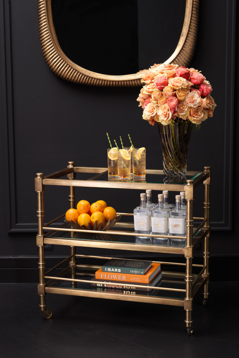 Classic Brass Trolley | Eichholtz Alexia | Eichholtzmiami.com