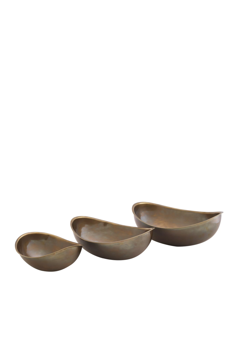 Vintage Brass Bowl Set (3) | Eichholtz Sena | Eichholtzmiami.com