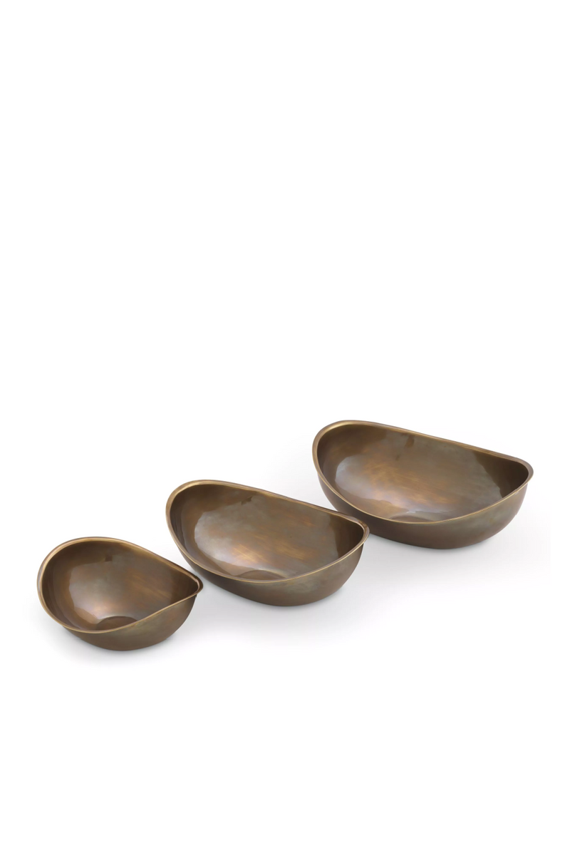 Vintage Brass Bowl Set (3) | Eichholtz Sena | Eichholtzmiami.com