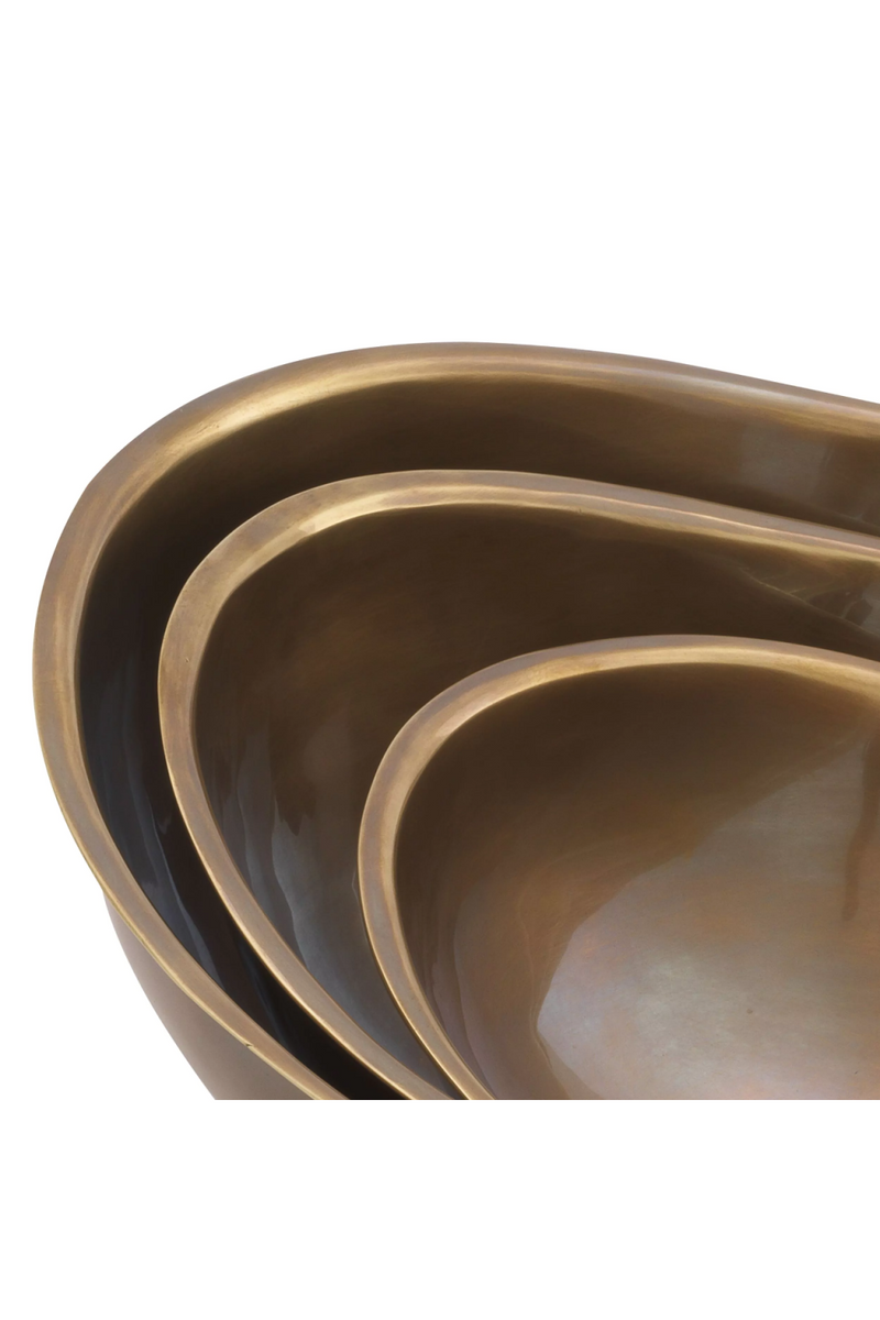 Vintage Brass Bowl Set (3) | Eichholtz Sena | Eichholtzmiami.com