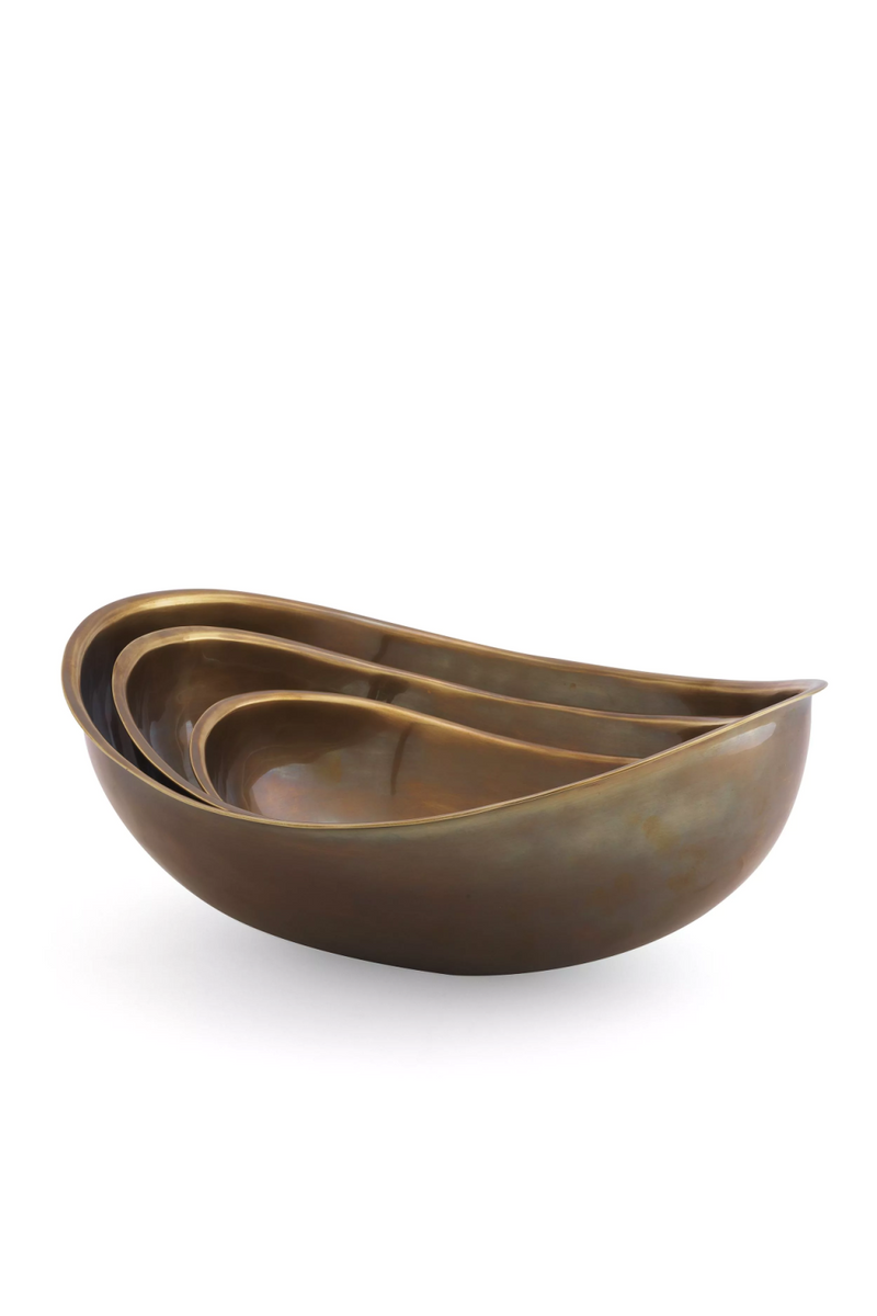 Vintage Brass Bowl Set (3) | Eichholtz Sena | Eichholtzmiami.com