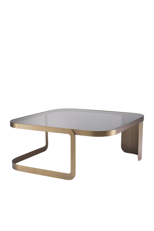 Architectural Brass Framed Coffee Table | Eichholtz Numa | Eichholtzmiami.com