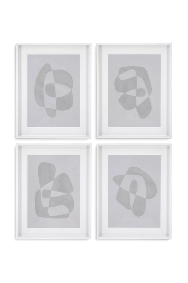 Abstract Shape Art Prints (4) | Eichholtz Soft Shape | Eichholtzmiami.com