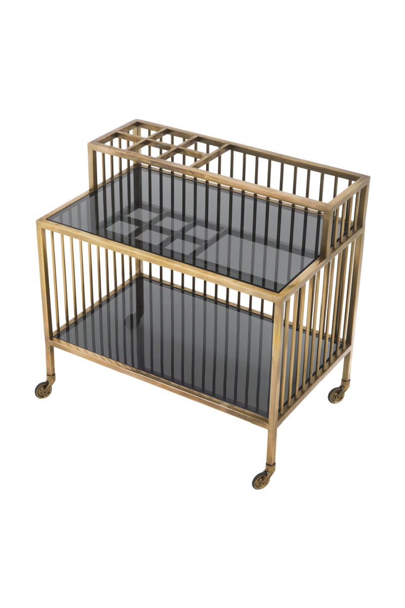 Contemporary Brass Trolley | Eichholtz Rutherford | Eichholtzmiami.com