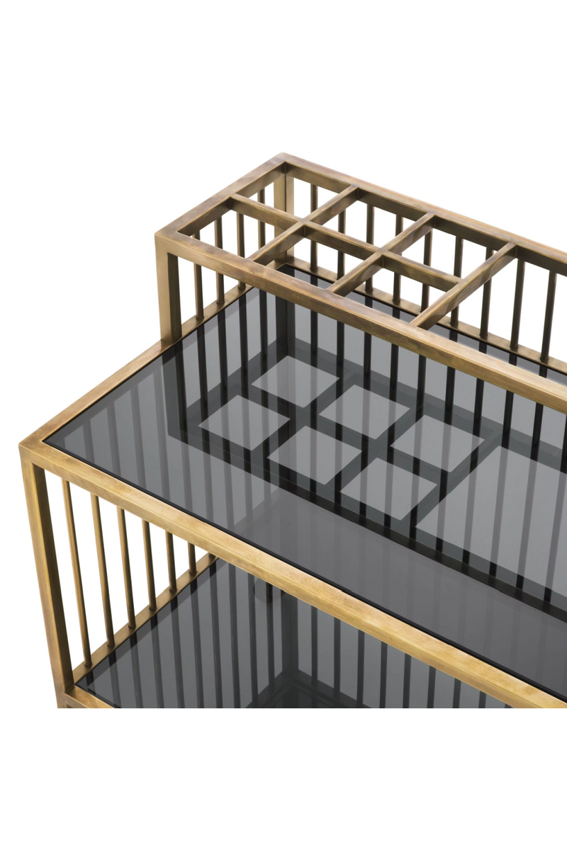 Contemporary Brass Trolley | Eichholtz Rutherford | Eichholtzmiami.com