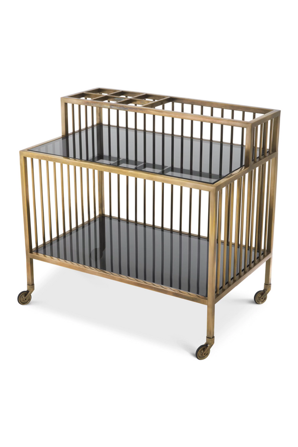 Contemporary Brass Trolley | Eichholtz Rutherford | Eichholtzmiami.com