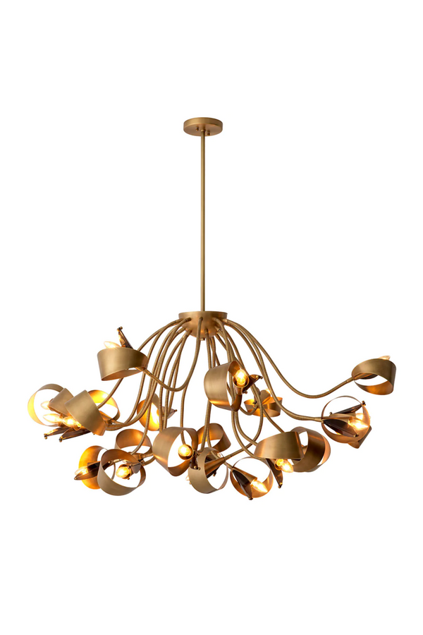 Antique Brass Chandelier | Eichholtz Corrientes | Eichholtzmiami.com