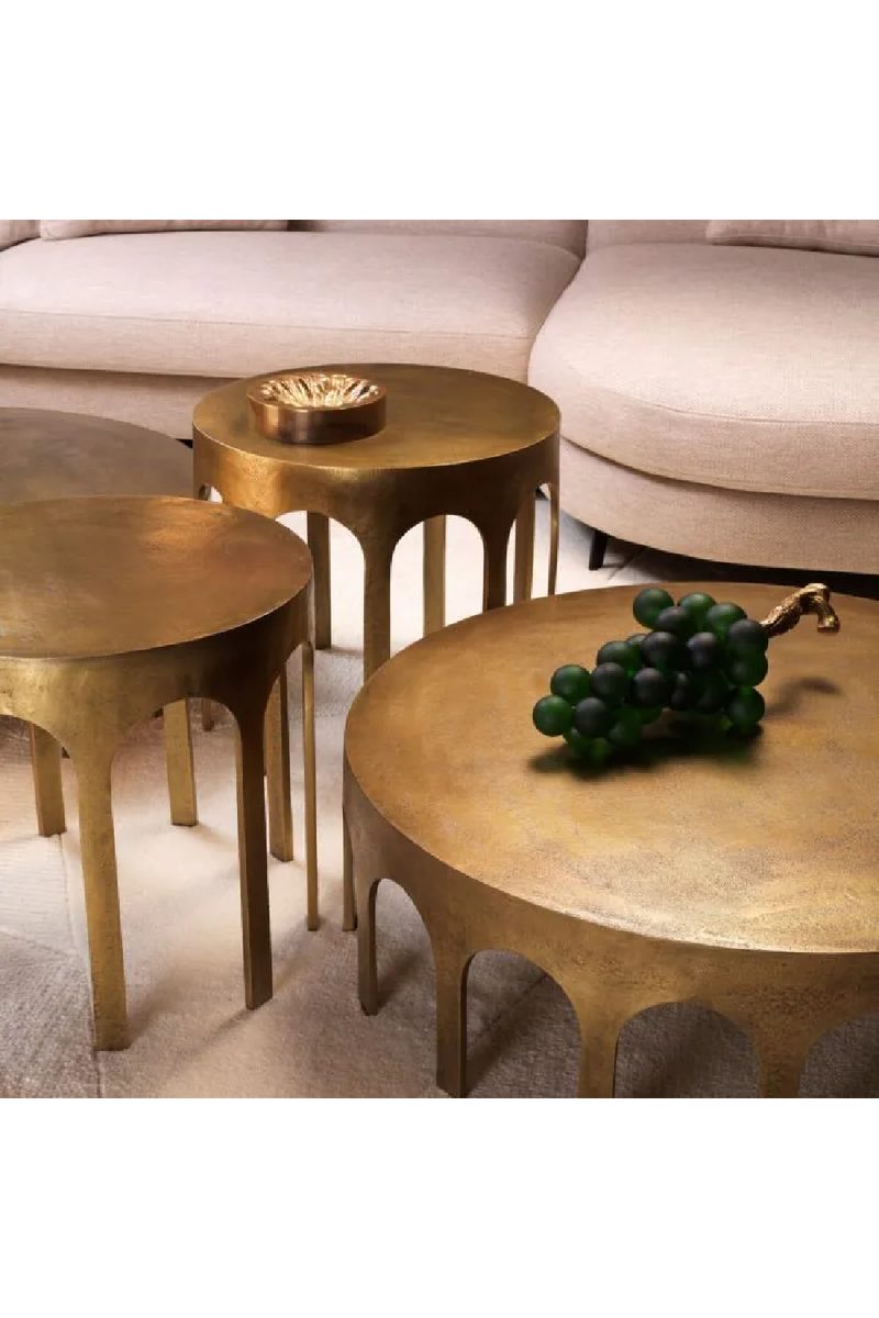 Vintage Brass Side Table | Eichholtz Gardini | Eichholtzmiami.com