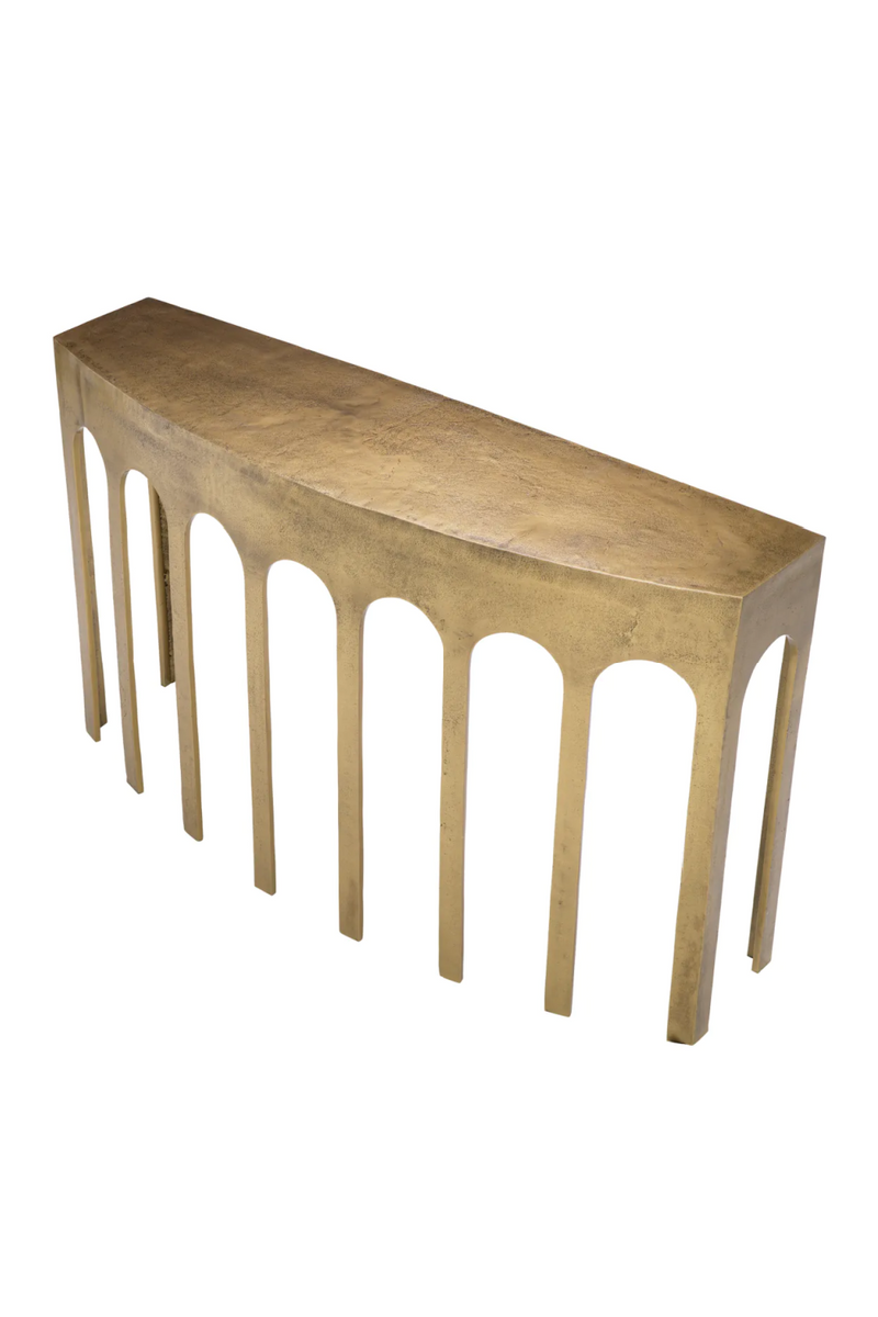 Vintage Brass Console Table | Eichholtz Gardini | Eichholtzmiami.com