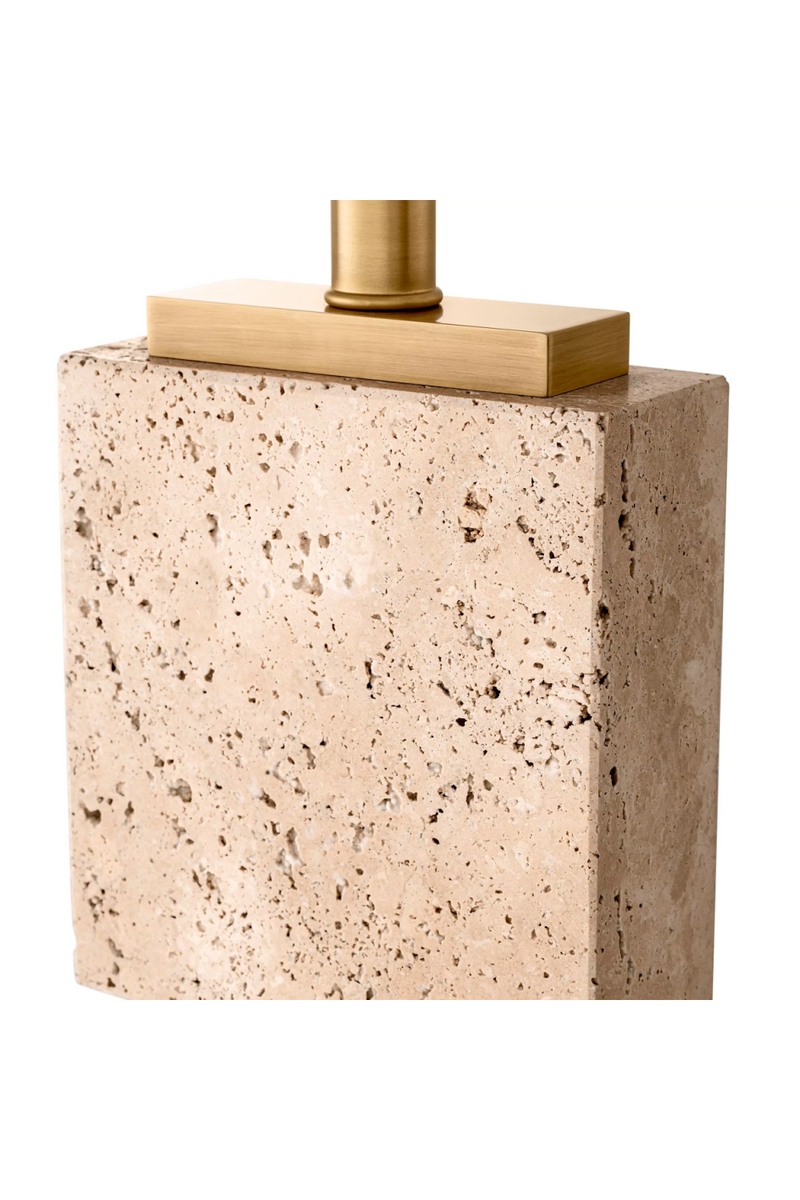 Contemporary Travertine Floor Lamp | Eichholtz Newton | Eichholtzmiami.com