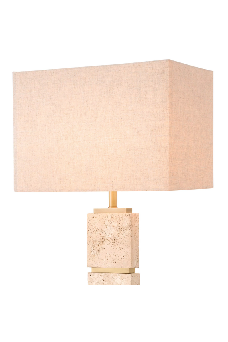 Contemporary Travertine Floor Lamp | Eichholtz Newton | Eichholtzmiami.com