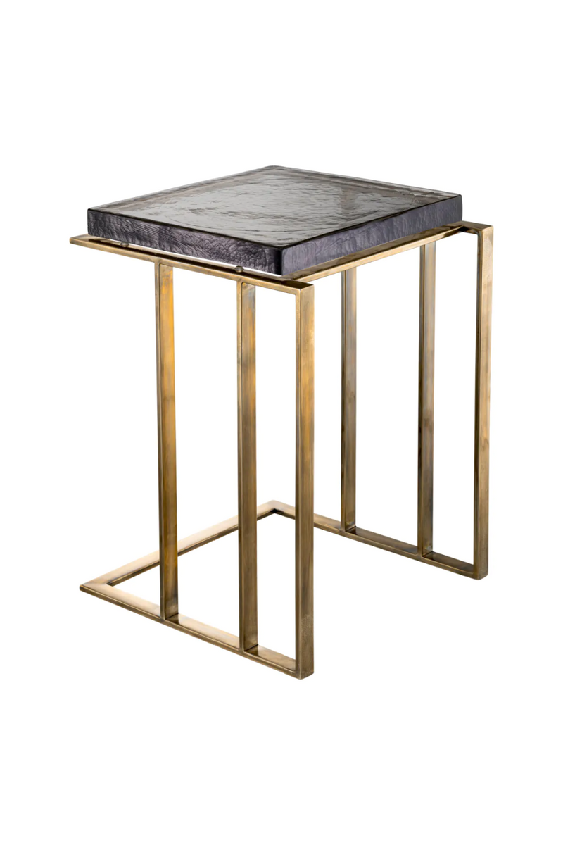 Brass Square Side Table | Eichholtz Crescent