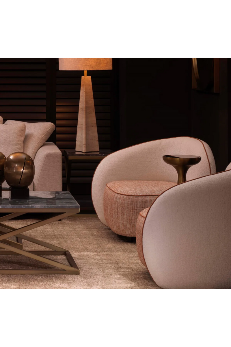 Orange Piping Cream Modular Chair | Eichholtz San Marino | Eichholtzmiami.com
