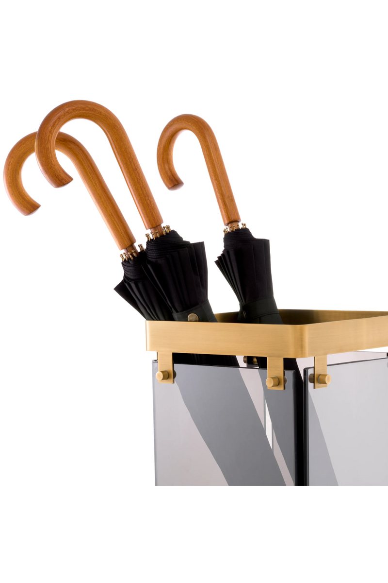 Smoke Glass Umbrella Stand | Eichholtz Heston | Eichholtzmiami.com