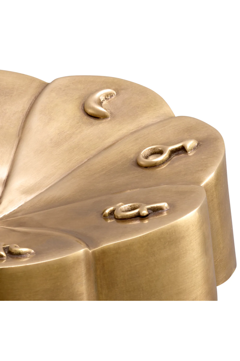 Gold Flower-Shaped Decorative Object | Eichholtz Lumeria | Eichholtzmiami.com
