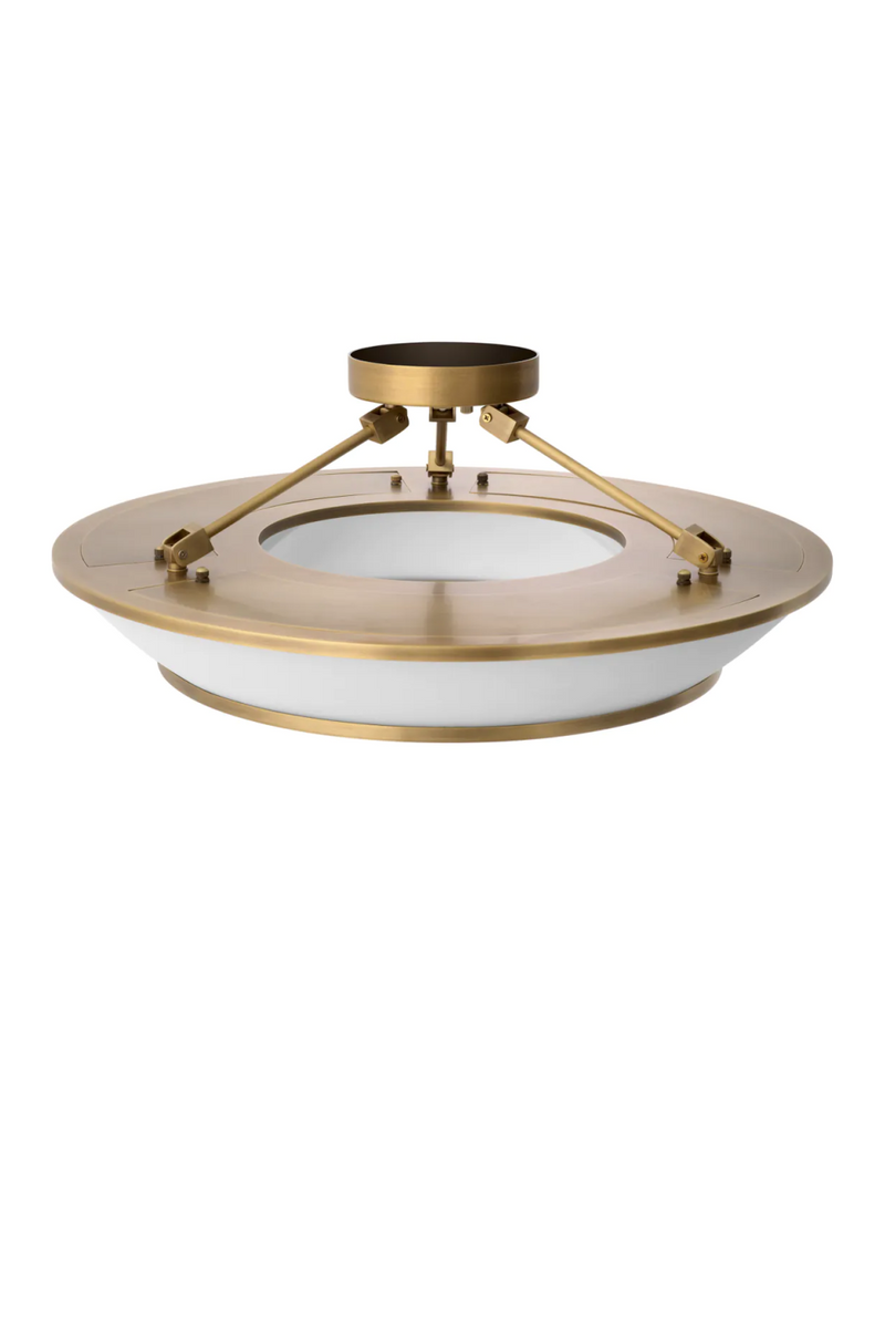 White Glass Ceiling Lamp | Eichholtz Ferette | Eichholtzmiami.com