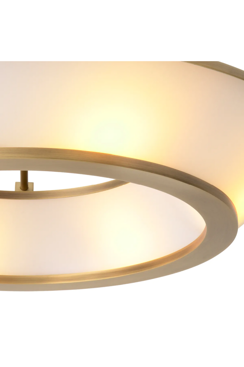 White Glass Ceiling Lamp | Eichholtz Ferette | Eichholtzmiami.com