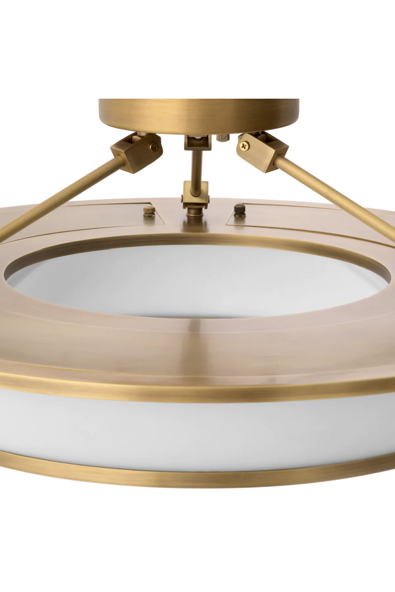 White Glass Ceiling Lamp | Eichholtz Ferette | Eichholtzmiami.com