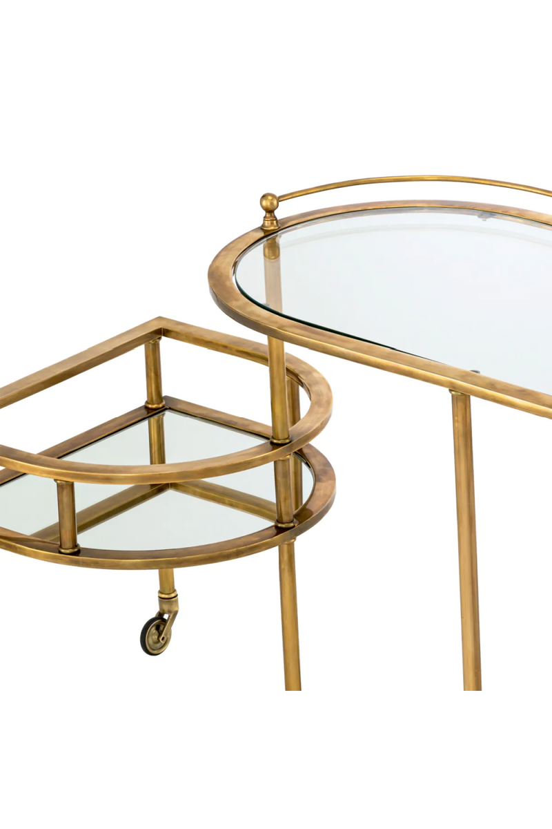 Vintage Brass Trolley | Eichholtz Lavalle | Eichholtzmiami.com