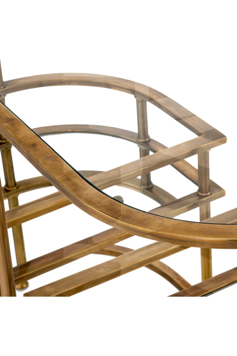 Vintage Brass Trolley | Eichholtz Lavalle | Eichholtzmiami.com