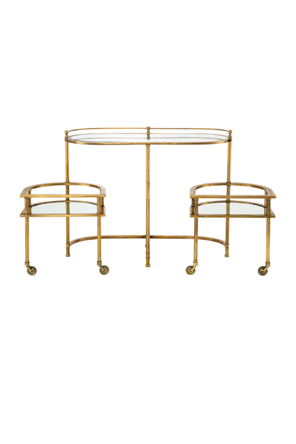 Vintage Brass Trolley | Eichholtz Lavalle | Eichholtzmiami.com