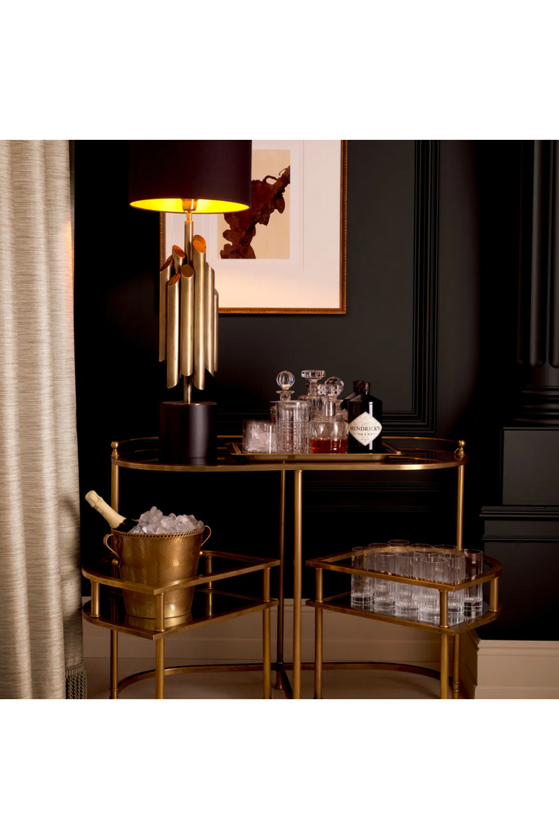 Vintage Brass Trolley | Eichholtz Lavalle | Eichholtzmiami.com