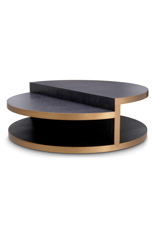 Black Oak Modern Coffee Table | Eichholtz Nilo | Eichholtzmiami.com
