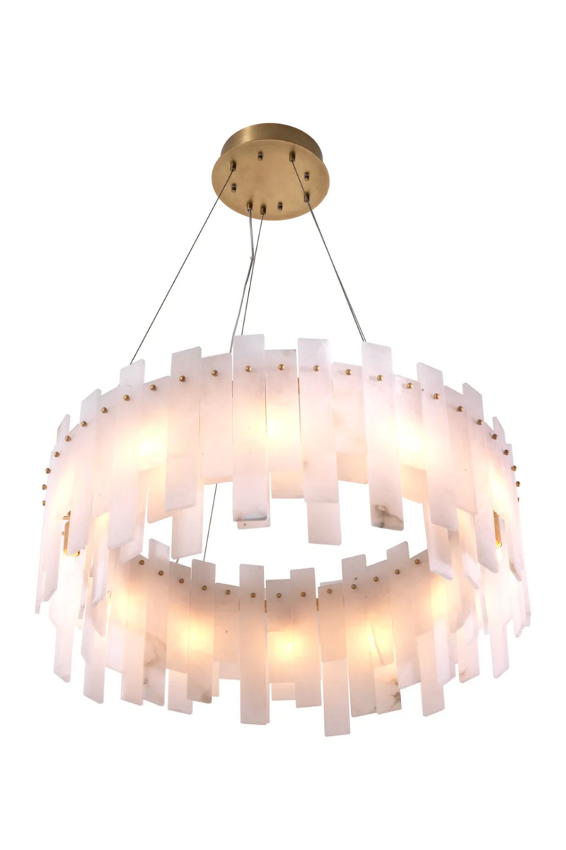 Alabaster Modern Chandelier | Eichholtz Pizzorni | Eichholtzmiami.com