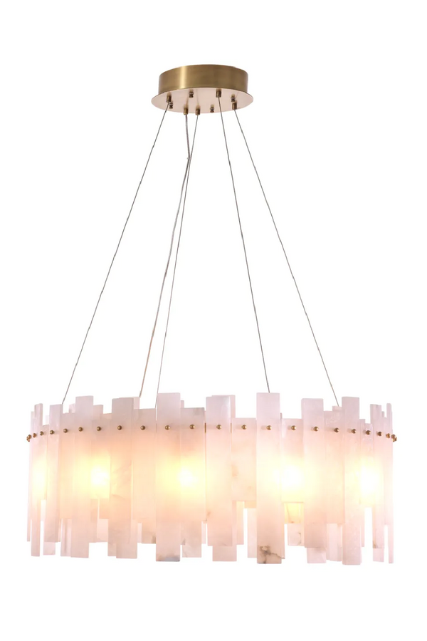 Alabaster Modern Chandelier | Eichholtz Pizzorni | Eichholtzmiami.com