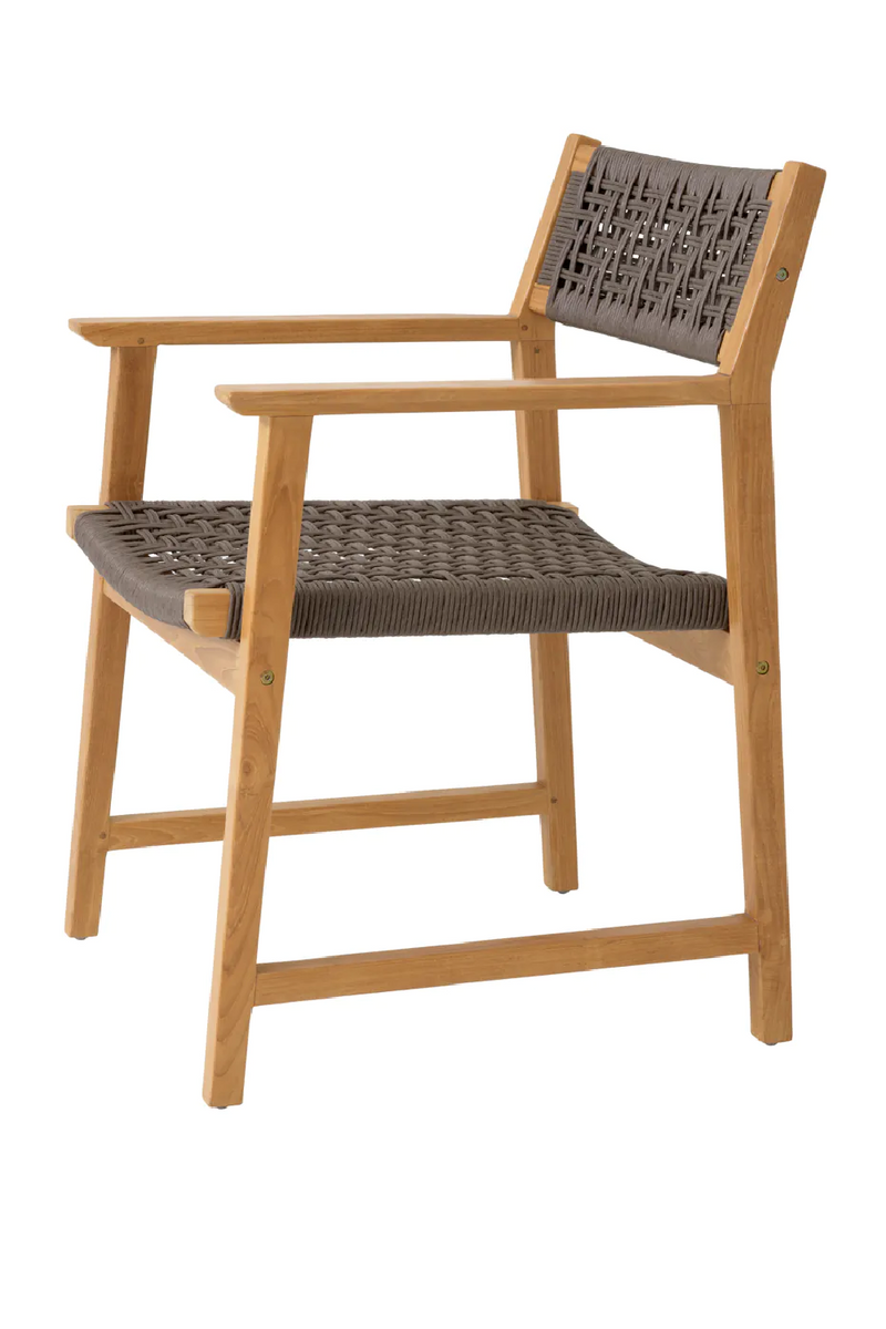 Gray Weave Outdoor Dining Chairs (2) | Eichholtz Cancun | Eiccholtzmiami.com