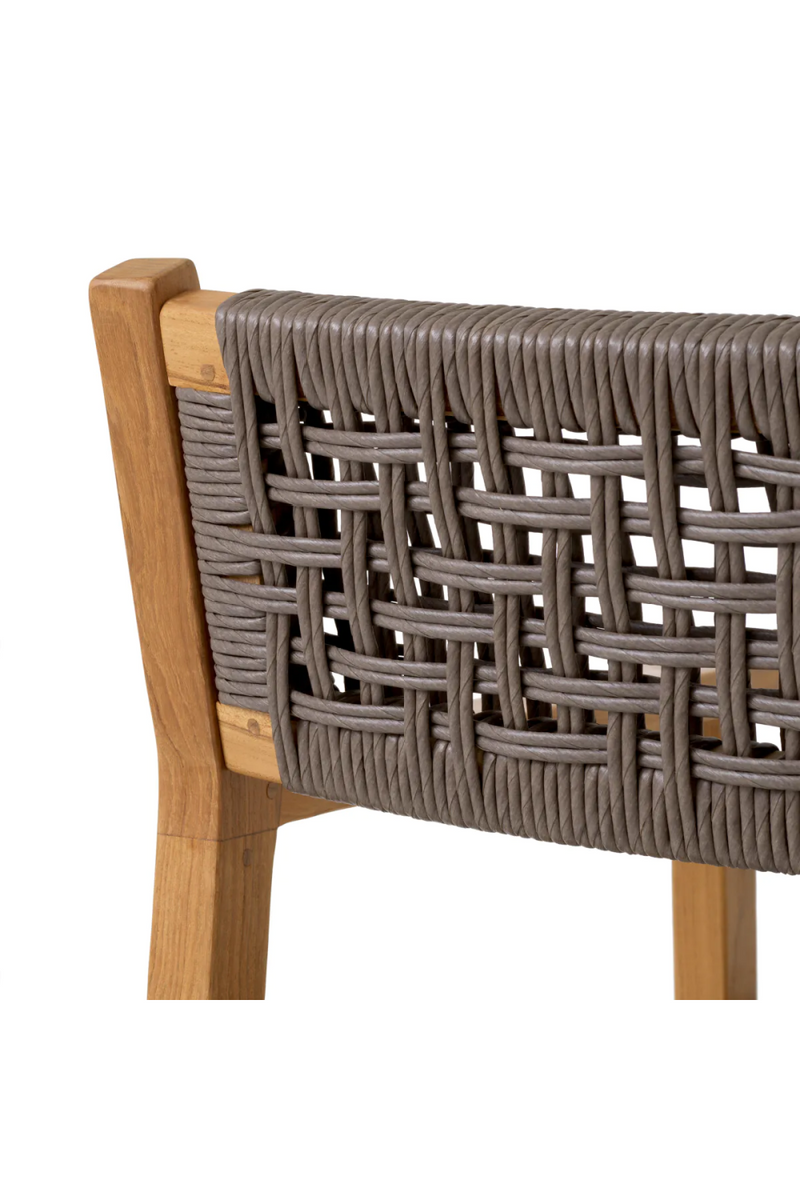 Gray Weave Outdoor Dining Chairs (2) | Eichholtz Cancun | Eiccholtzmiami.com