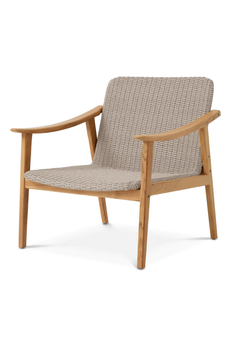 Taupe Weave Outdoor Lounge Chair | Eichholtz Honolulu | Eiccholtzmiami.com