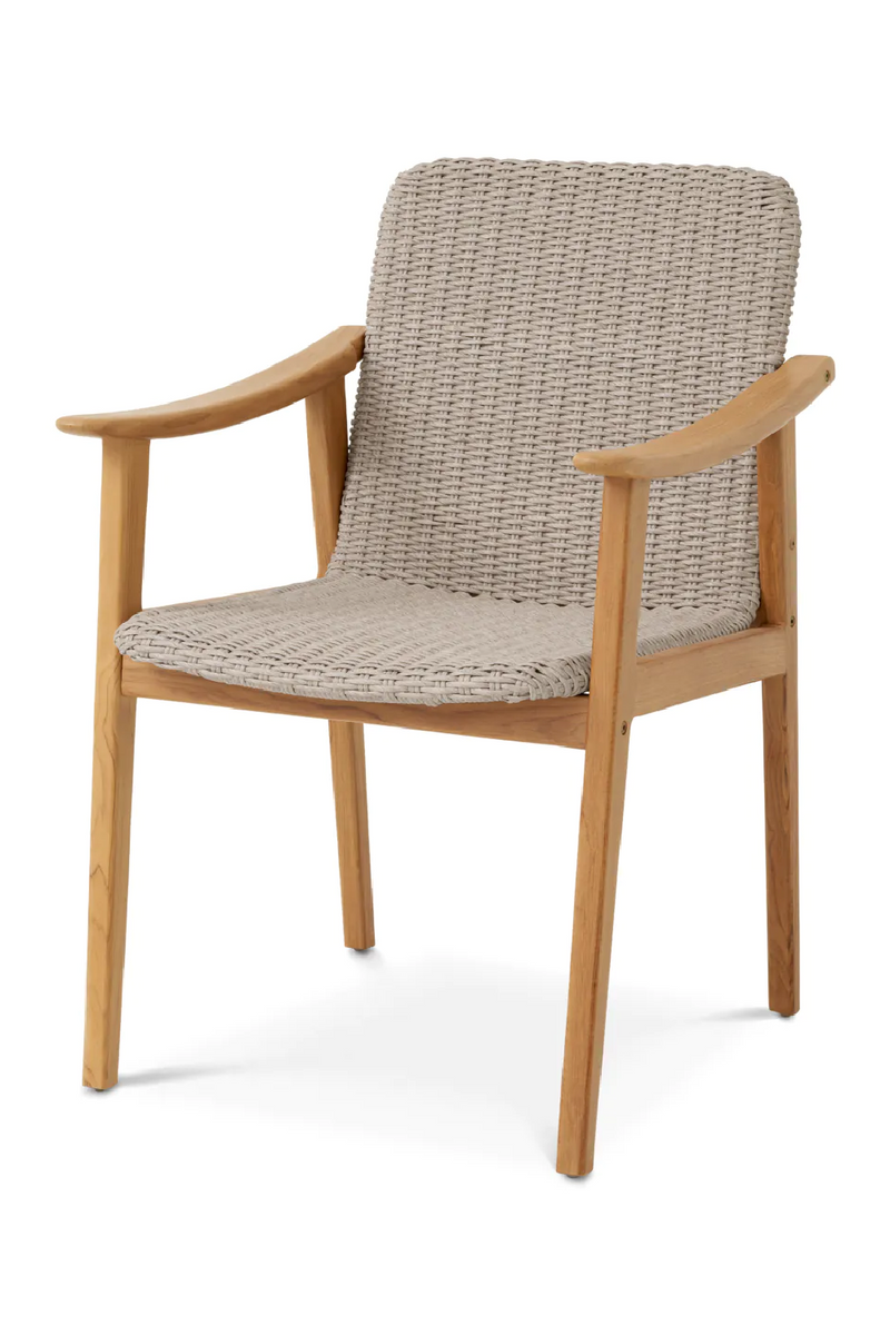 Taupe Weave Outdoor Dining Chair | Eichholtz Honolulu | Eiccholtzmiami.com