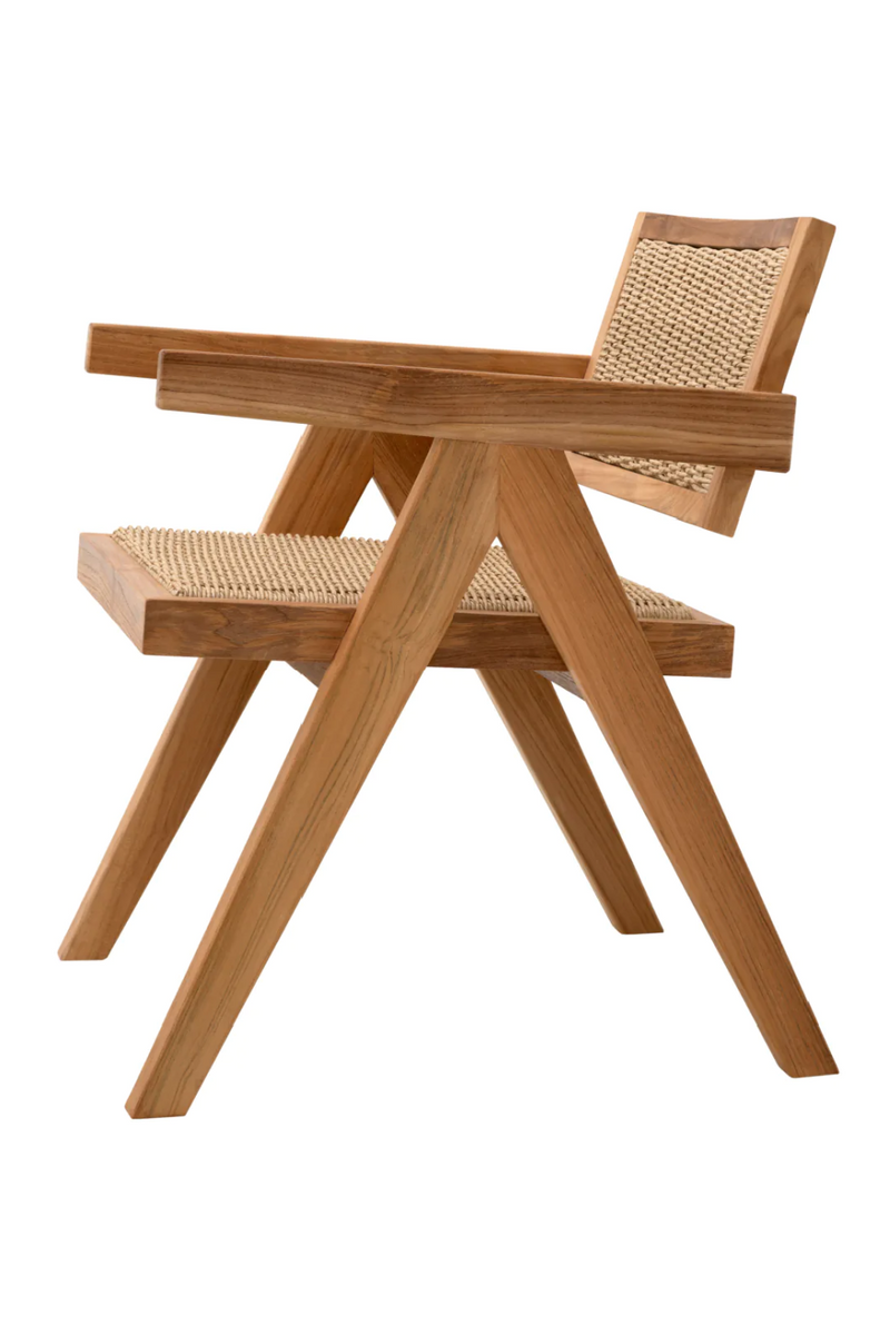Wood Framed Weave Dining Armchair | Eichholtz Kristo | Eichholtzmiami.com