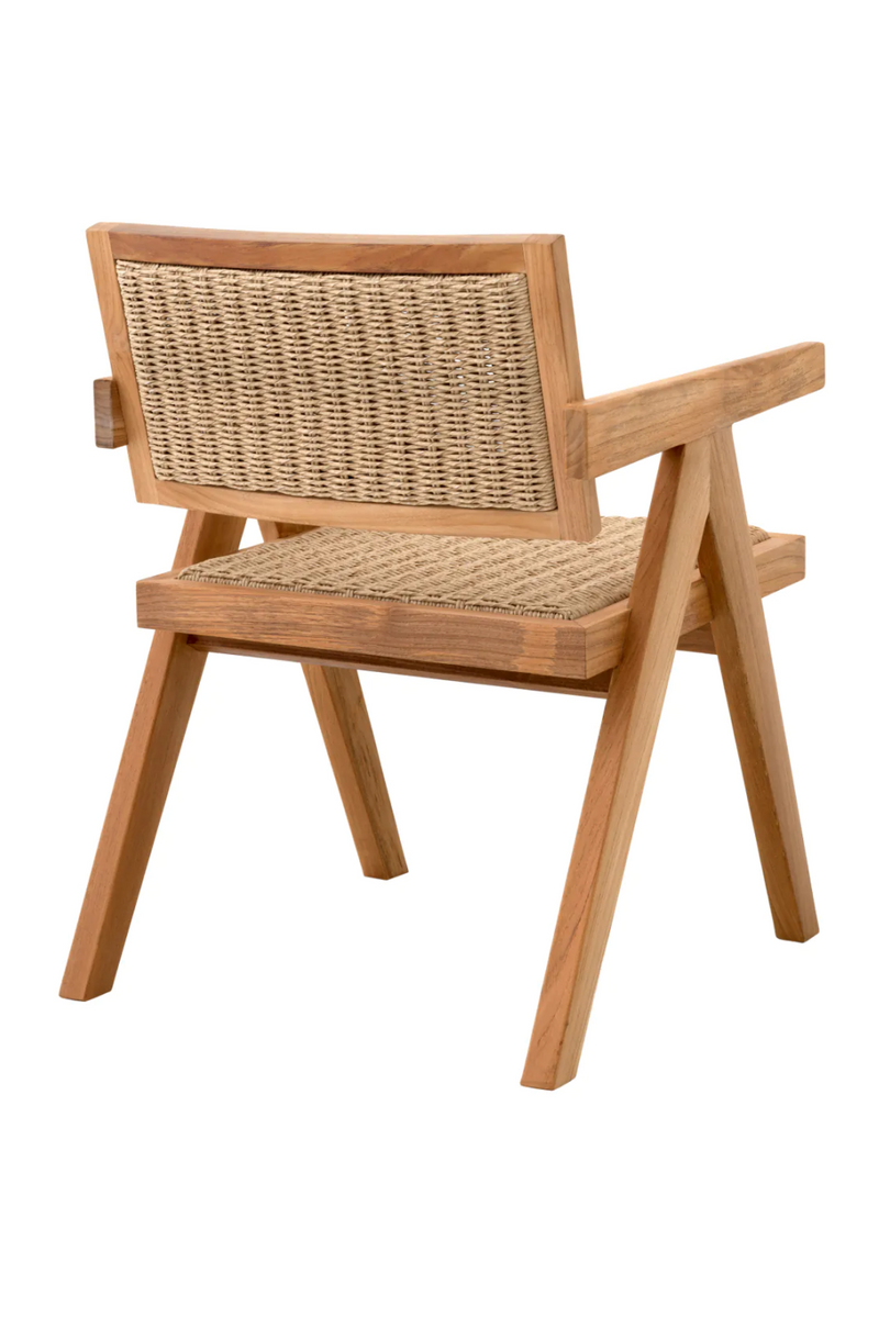 Wood Framed Weave Dining Armchair | Eichholtz Kristo | Eichholtzmiami.com
