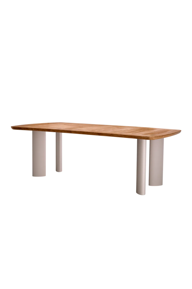 Slatted Teak Outdoor Dining Table | Eichholtz Osario | Eichholtzmiami.com