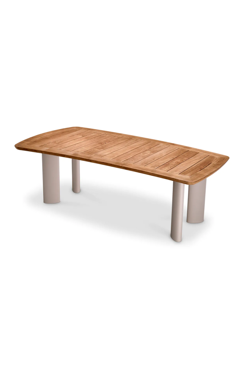 Slatted Teak Outdoor Dining Table | Eichholtz Osario | Eichholtzmiami.com