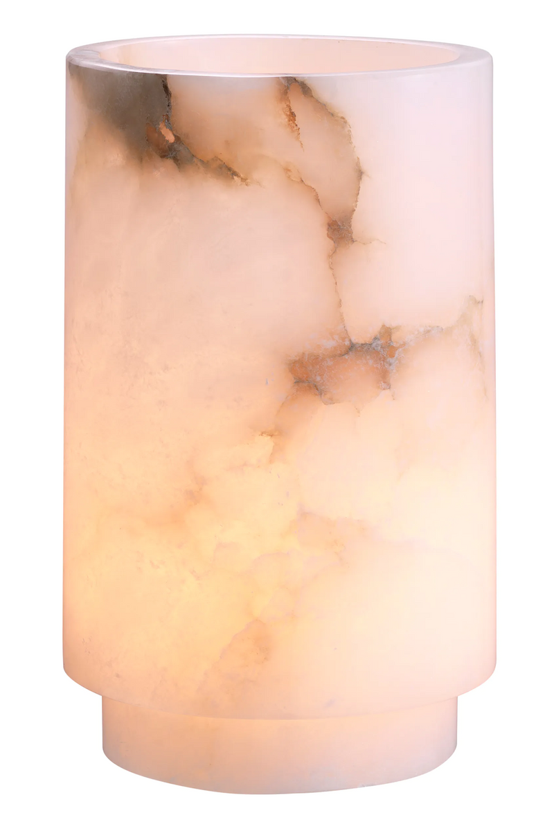 Cylindrical Alabaster Tealight Holders (3) | Eichholtz Leonidas | Eichholtzmiami.com