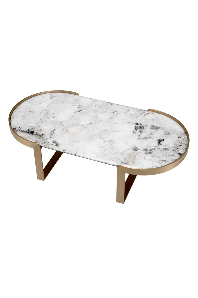 Oval Marble Coffee Table | Eichholtz Fabio | Eichholtzmiami.com