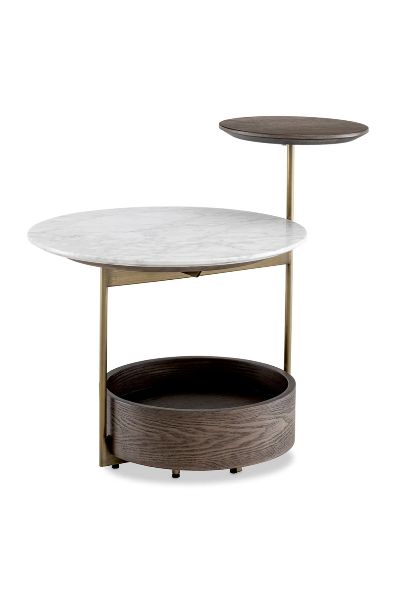 White Marble Modern Side Table | Eichholtz Faye | Eichholtzmiami.com