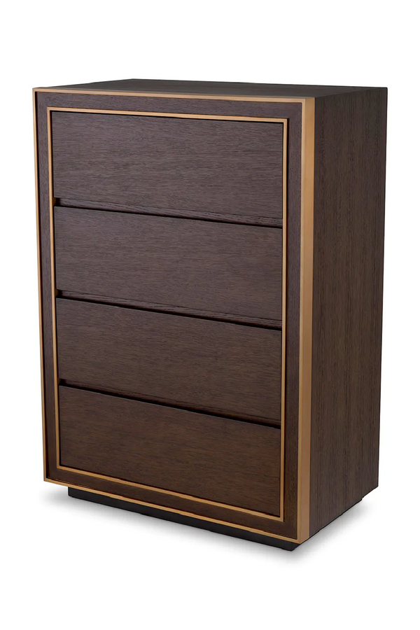 Brown Oak 4-Drawer Dresser | Eichholtz Camelot | Eichholtzmiami.com
