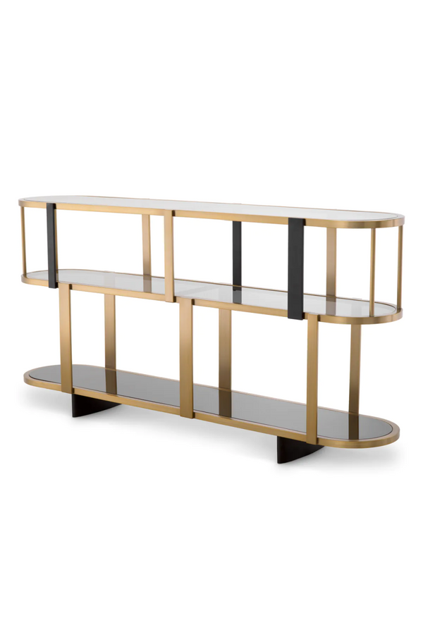 Antique Brass Low Cabinet | Eichholtz Clio | Eichholtzmiami.com