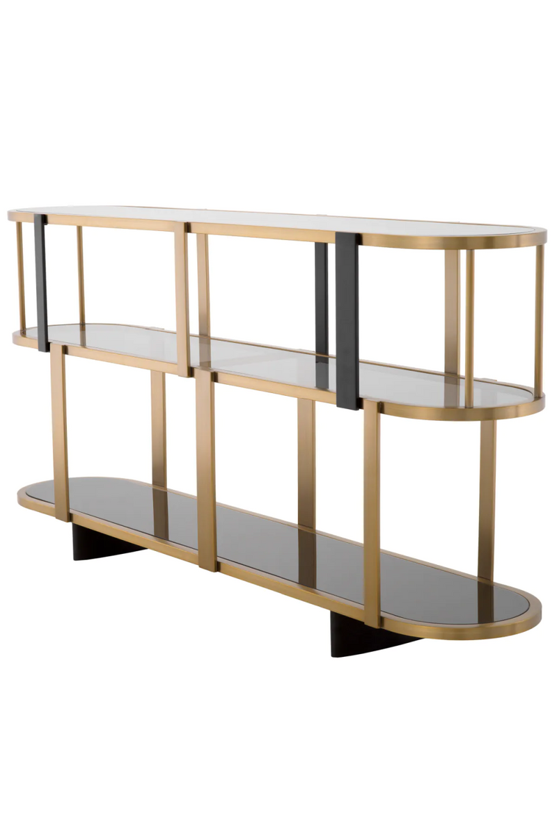 Antique Brass Low Cabinet | Eichholtz Clio | Eichholtzmiami.com