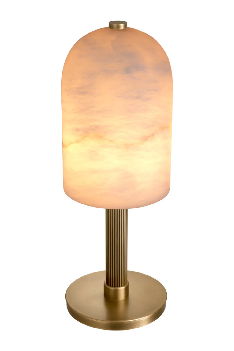 Solid Alabaster Table Lamp | Eichholtz Kayla | Eichholtzmiami.com